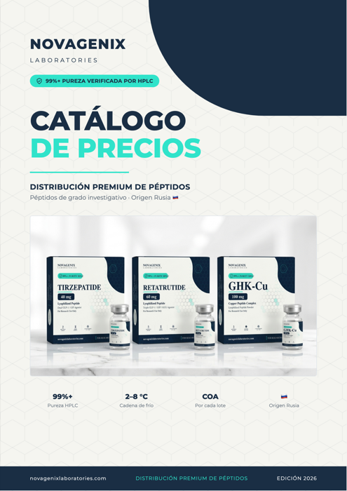 Catálogo de Distribuidores Novagenix 2026